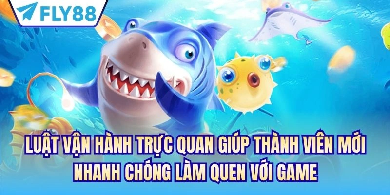 Game Bắn Cá Vui - Đại Dương Sôi Động Dành Cho Ngư Thủ 3 Luật vận hành trực quan giúp thành viên mới nhanh chóng làm quen với game